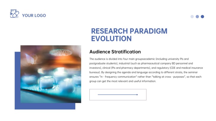 Academic conference presentation running example slide 3 preview
