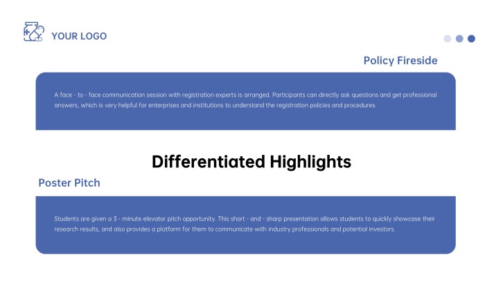 Academic conference presentation running example slide 5 preview