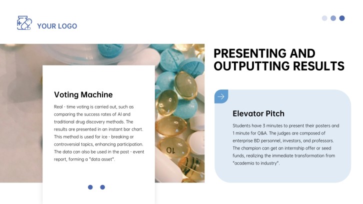 Academic conference presentation running example slide 11 preview