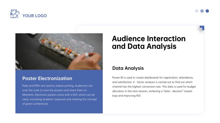 Academic conference presentation running example slide 14 preview