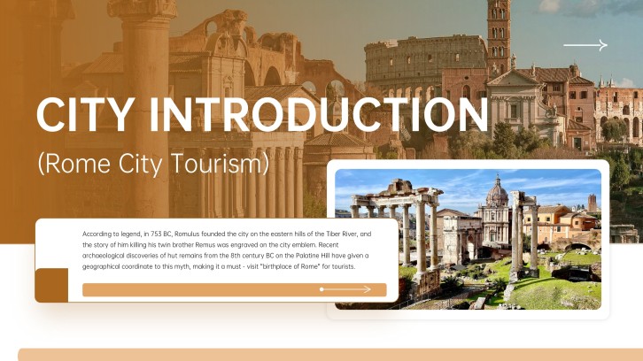 Brown City Template with Classical and Elegant Minimalist Layouts