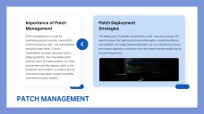 Шаблон PowerPoint и тема Google Slides "Светящийся синий вирус"