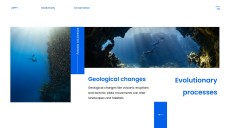 藍色自然風格生物多樣性保育PPT模板