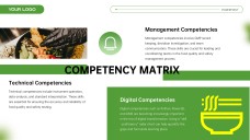 Plantilla de PPT Minimalista de Seguridad Alimentaria Verde y Blanco