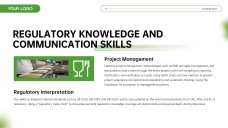 Plantilla de PPT Minimalista de Seguridad Alimentaria Verde y Blanco