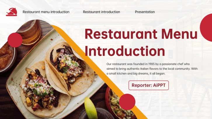 Red-Orange Cozy and Inviting Restaurant Menu Template