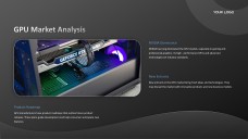 Черная современная технологическая презентация компьютерного оборудования PPT с изображениями