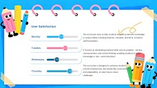 藍色可愛動畫課程PPT模板