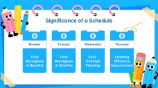 藍色可愛動畫課程PPT模板