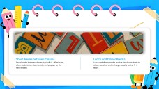 藍色可愛動畫課程PPT模板