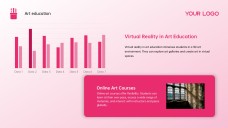 분홍색 예술사 및 교육 예술 파워포인트 템플릿
