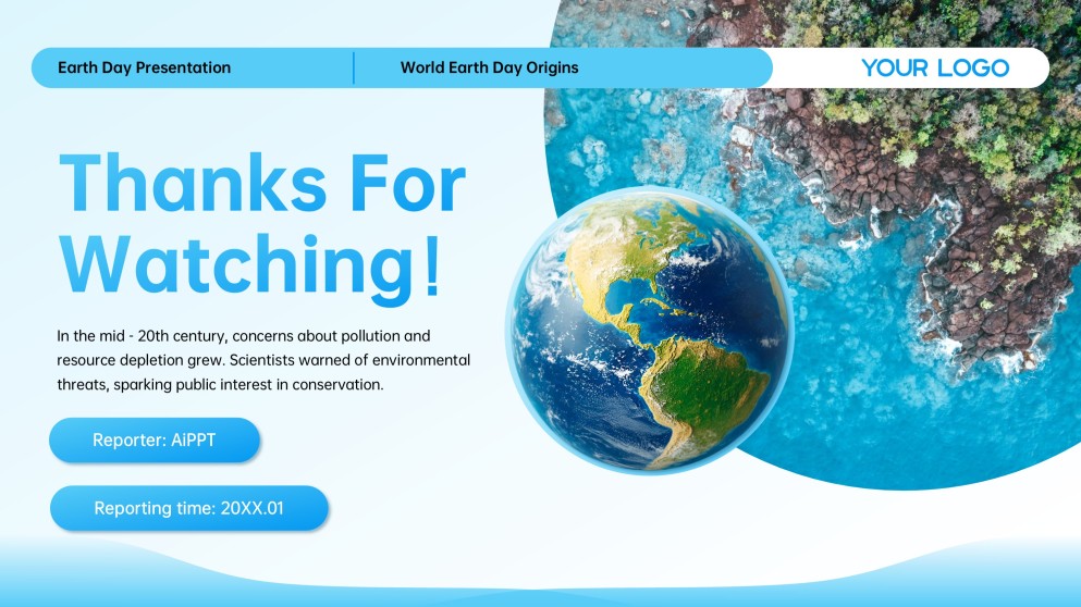 Pengenalan Template PPT Hari Bumi Sedunia
