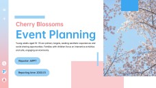 Cherry Blossom Season Event Planning PPT