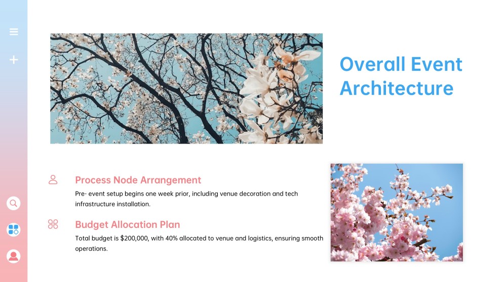 Cherry Blossom Season Event Planning PPT