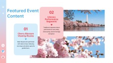 Cherry Blossom Season Event Planning PPT