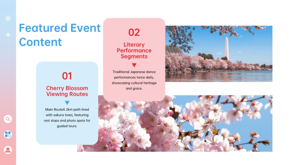 Cherry Blossom Season Event Planning PPT