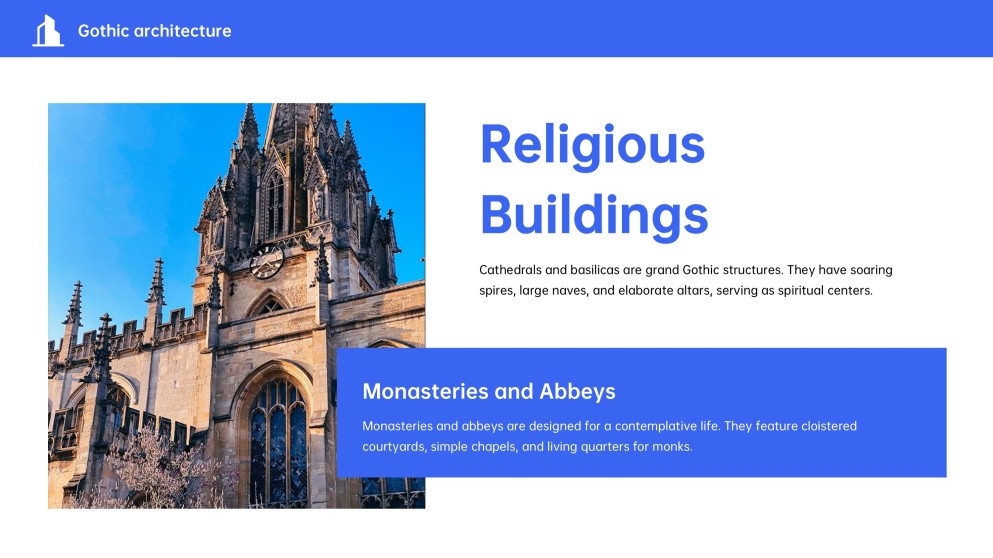 Gothic Cathedral Architecture Travel Guide PPT