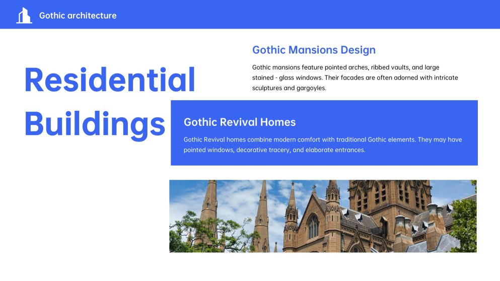 Gothic Cathedral Architecture Travel Guide PPT