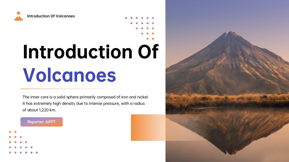 Introduction aux volcans PPT