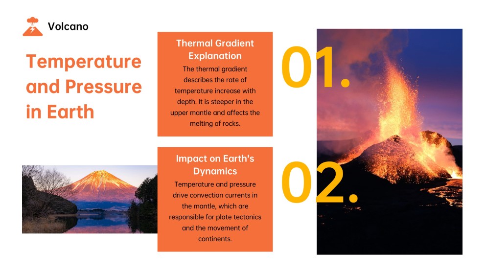 Volcano and Lava PPT for School