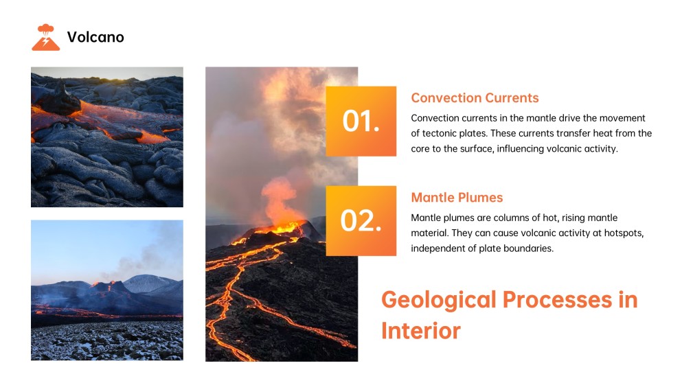 Volcano and Lava PPT for School