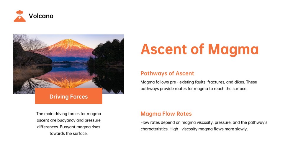 Volcano and Lava PPT for School