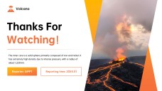 Volcano and Lava PPT for School