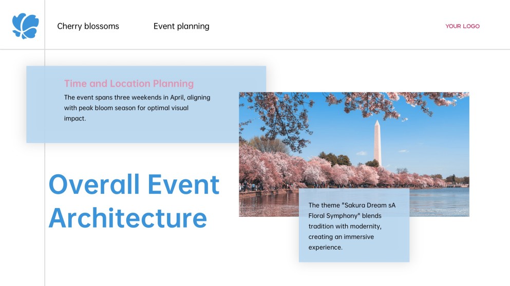 Cherry Blossom Festival Travel Presentation