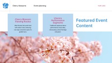Cherry Blossom Festival Travel Presentation