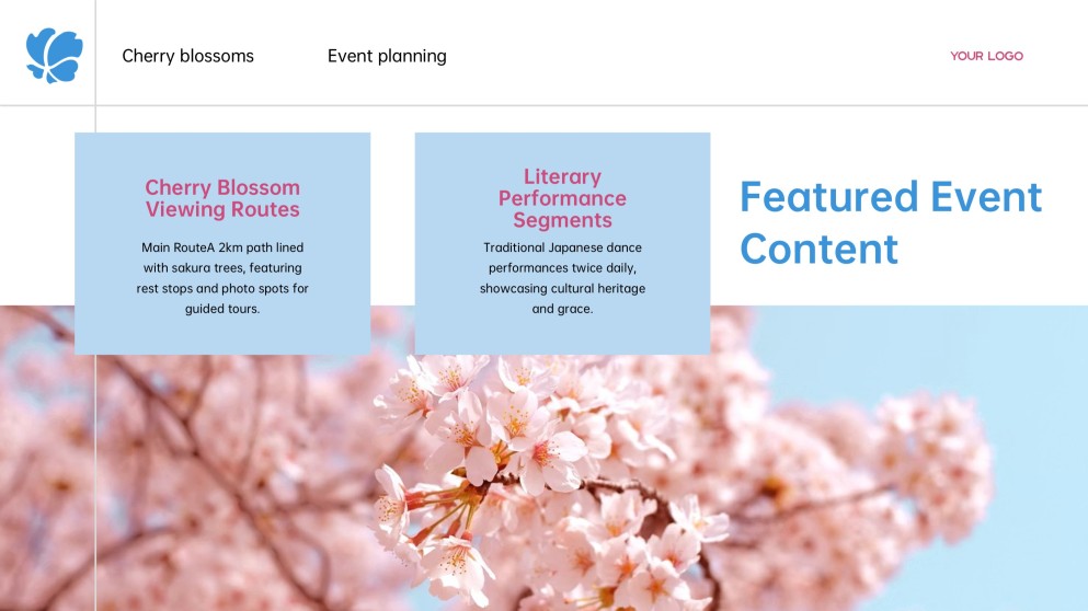 Cherry Blossom Festival Travel Presentation