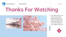 Cherry Blossom Festival Travel Presentation