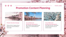 Cherry Blossom Background PPT Template