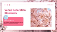 Cherry Blossom Background PPT Template
