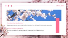 Cherry Blossom Background PPT Template