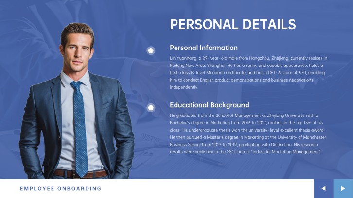 Northstar manager onboarding communication example slide 2