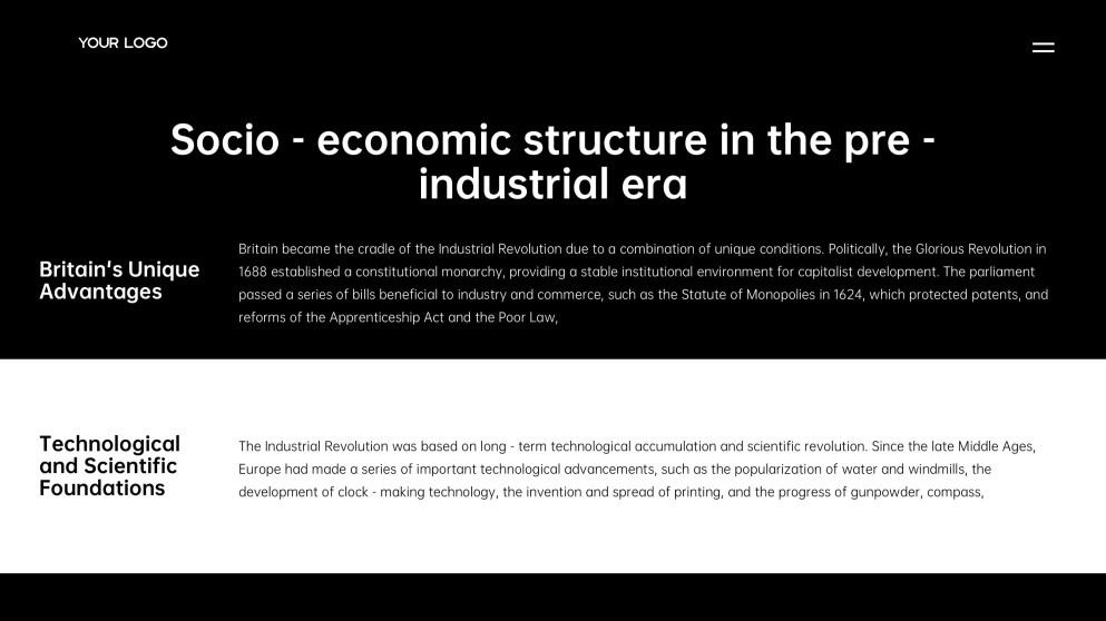 What was the Industrial Revolution PPT