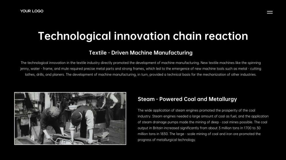 What was the Industrial Revolution PPT