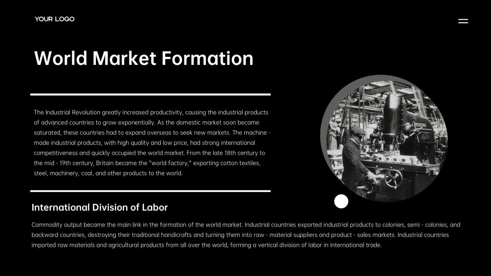 What was the Industrial Revolution PPT
