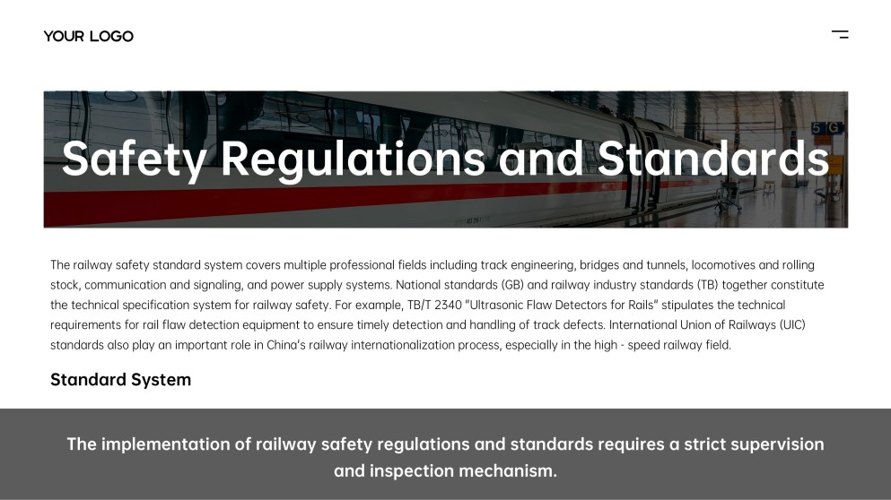 Rules of Railway Station Presentation