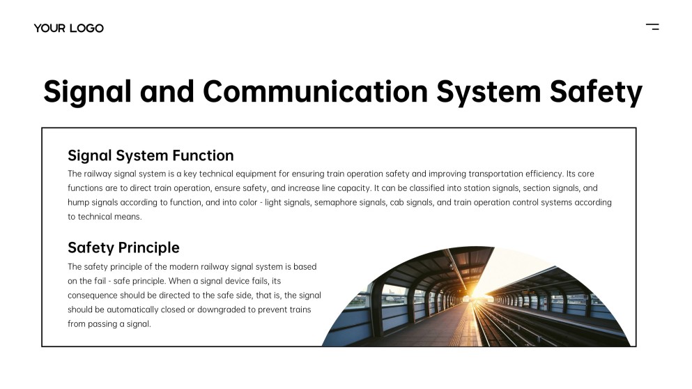 Rules of Railway Station Presentation