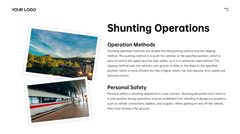 Rules of Railway Station Presentation