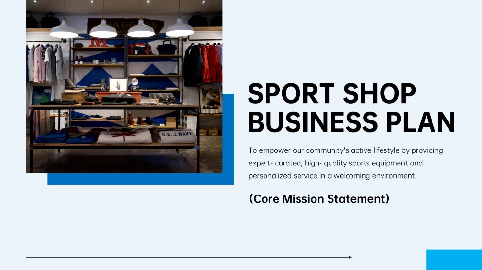 Sports Shop Business Plan Presentation