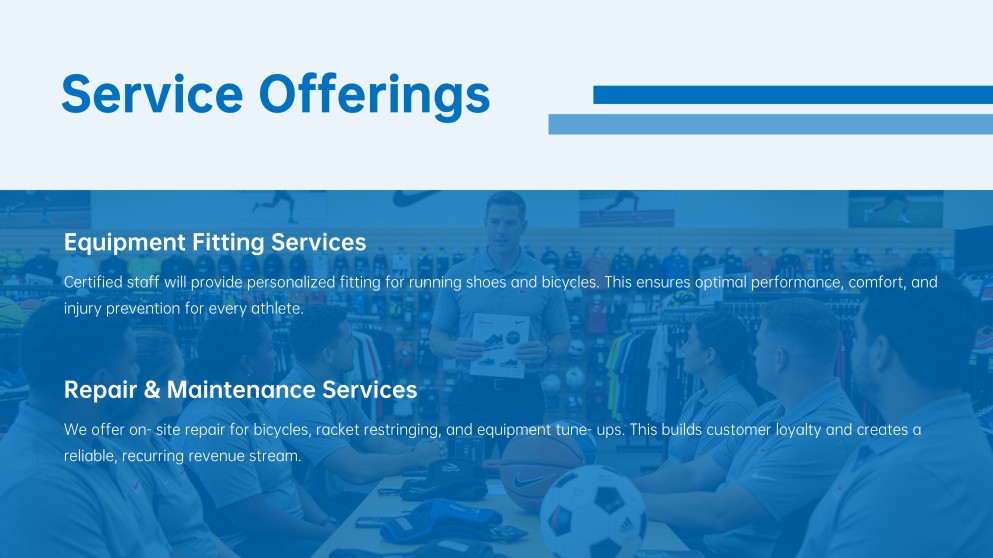 Sports Shop Business Plan Presentation