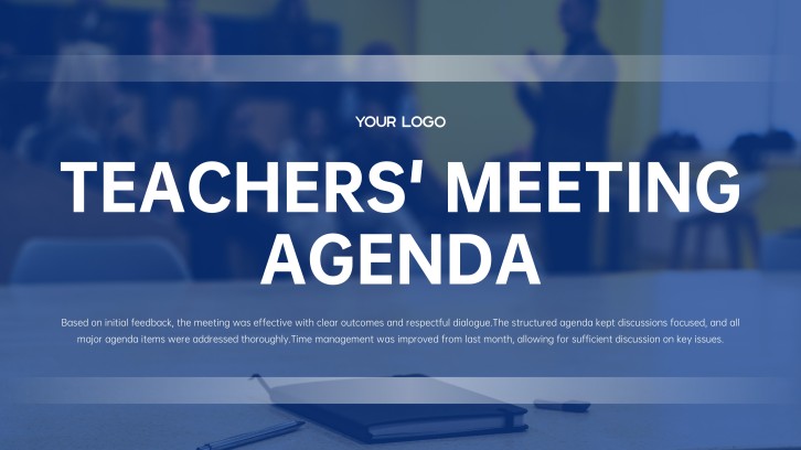 Apresentação em PPT para a Reunião de Professores
