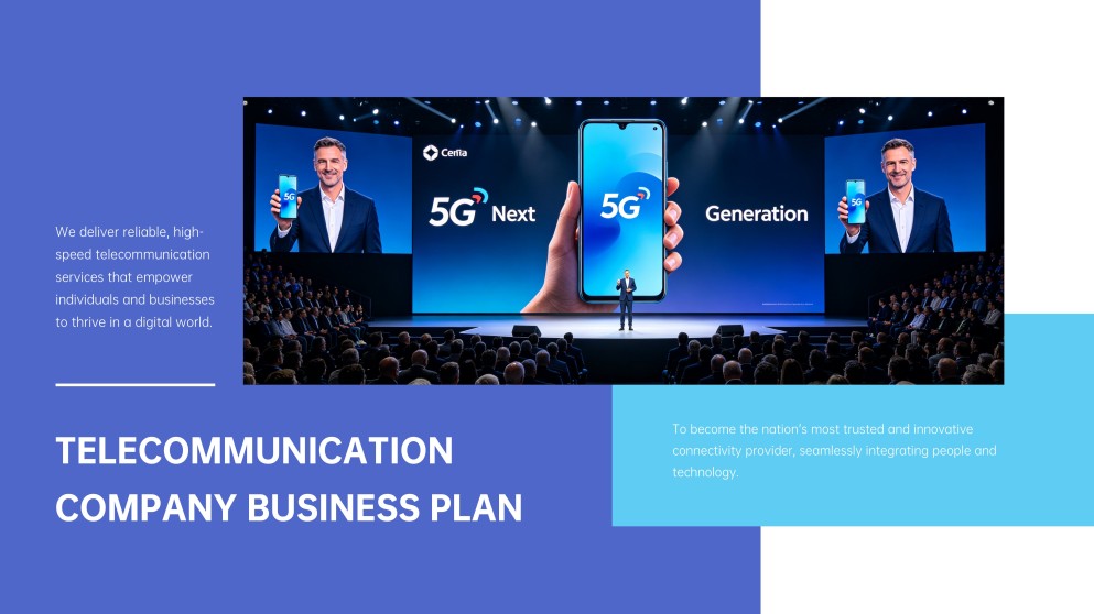 Telecommunication Company Business Plan PPT
