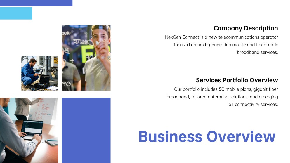 Telecommunication Company Business Plan PPT