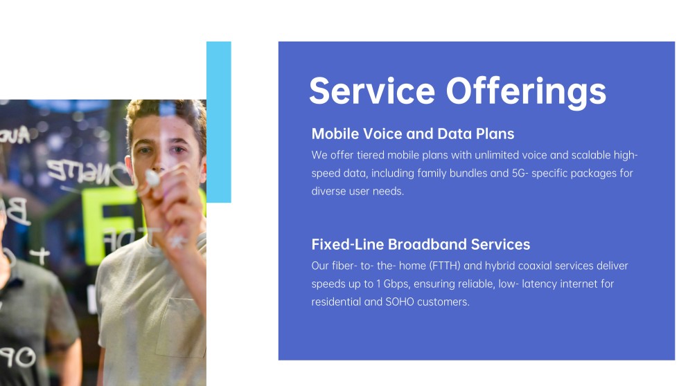 Telecommunication Company Business Plan PPT