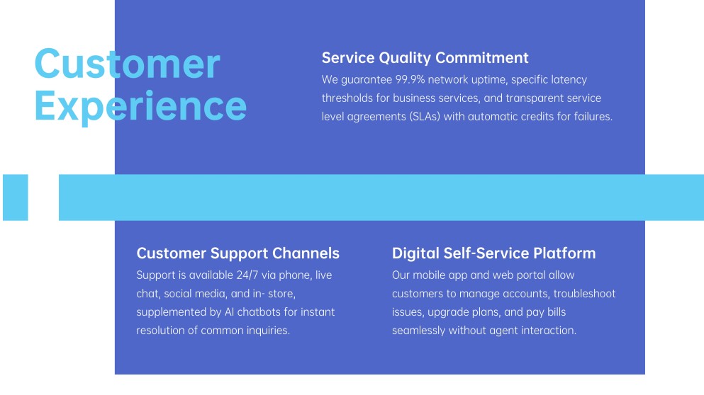 Telecommunication Company Business Plan PPT