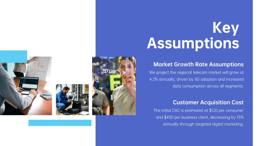 Telecommunication Company Business Plan PPT