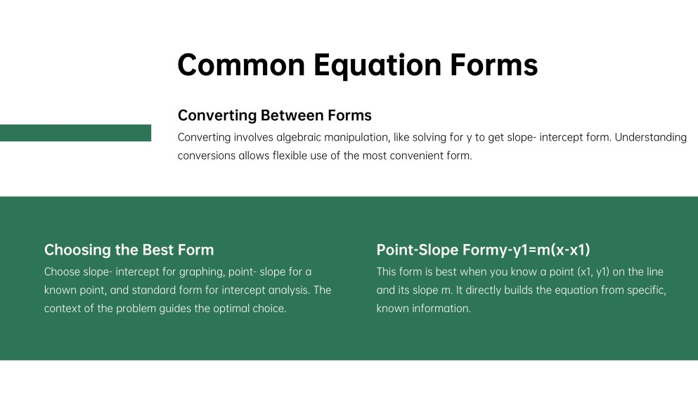 Characteristics of Linear Functions PPT